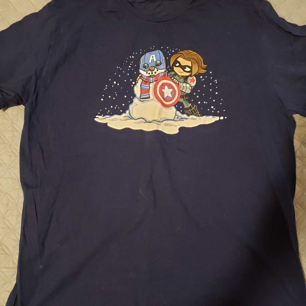 Loot Crate Marvel Winter Soldier TShirt 2XL